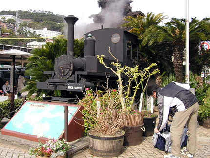 熱海駅蒸気機関車